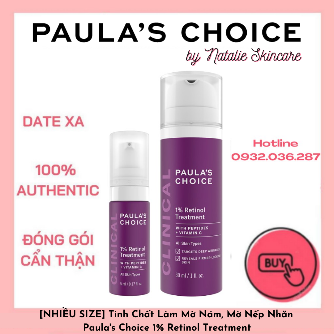 Tinh chất làm mờ nám, mờ nếp nhăn - paula's choice 1% retinol treatment