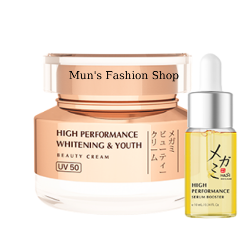 Kem dưỡng hasi megami whitening acne defense mờ thâm ngừa mụn