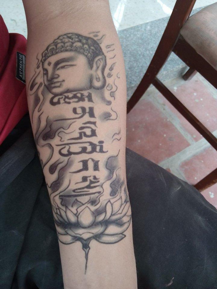 [HCM]HÌNH XĂM DÁN PHẬT TỔ KÍCH THƯỚC 15 x 21 CM