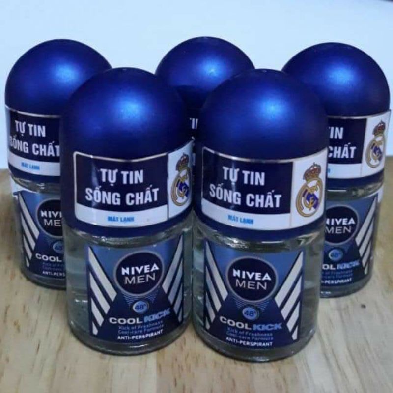 Set 5 chai lăn khử mùi nivea 12ml