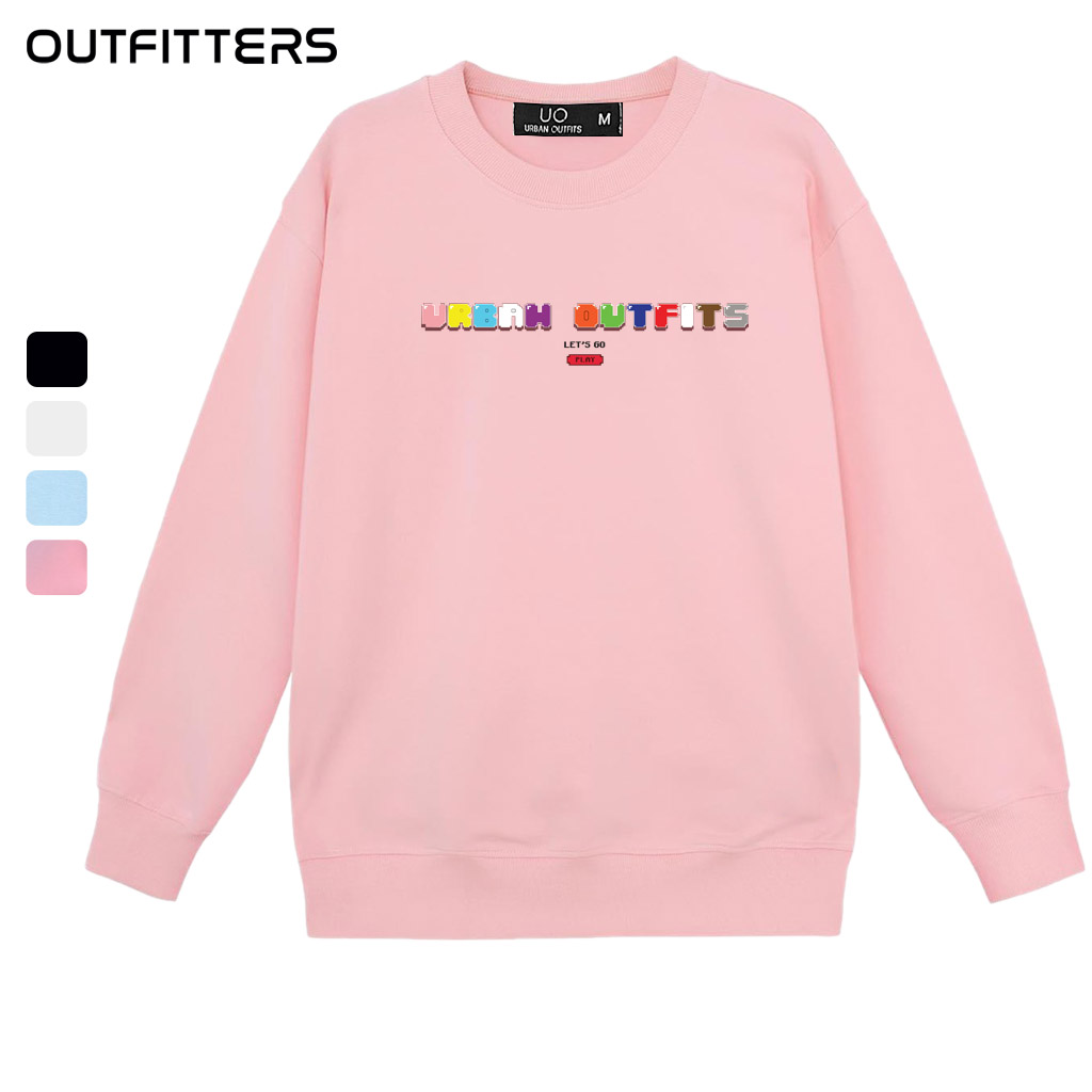 Áo Sweater Form Rộng Nữ Nam [SIGNATURE FULL BOX] Outfitters Kiểu Trơn SWO40 Thun Cotton Nỉ 4 Chiều Local Brand