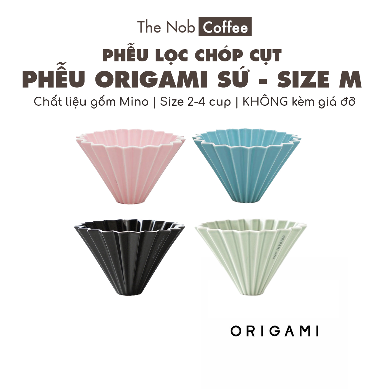Phễu lọc cà phê Origami gốm Size M | Chính hãng