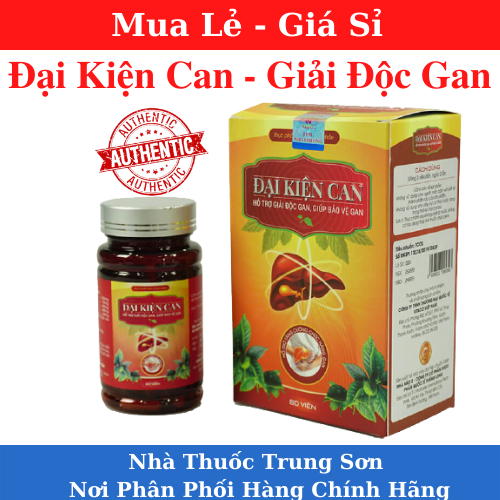 ĐẠI KIỆN CAN - Giải độc Gan - Tăng cường chức năng gan- Chính hãng - TS001
