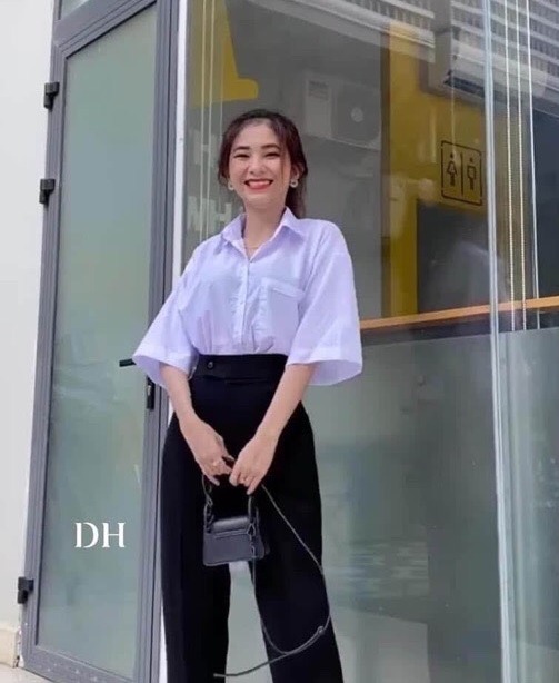 Áo sơ mi nữ áo kiểu nữ đi học thời trang cá tính hot hè 2020