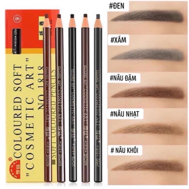 Chì xé kẻ lông mày 1 lố 12 cây