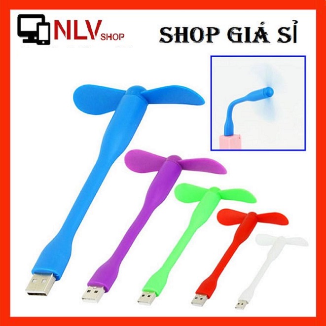 Nlvshop - quạt usb mini 2 cánh rời siêu mát - quạt 2 cánh usb
