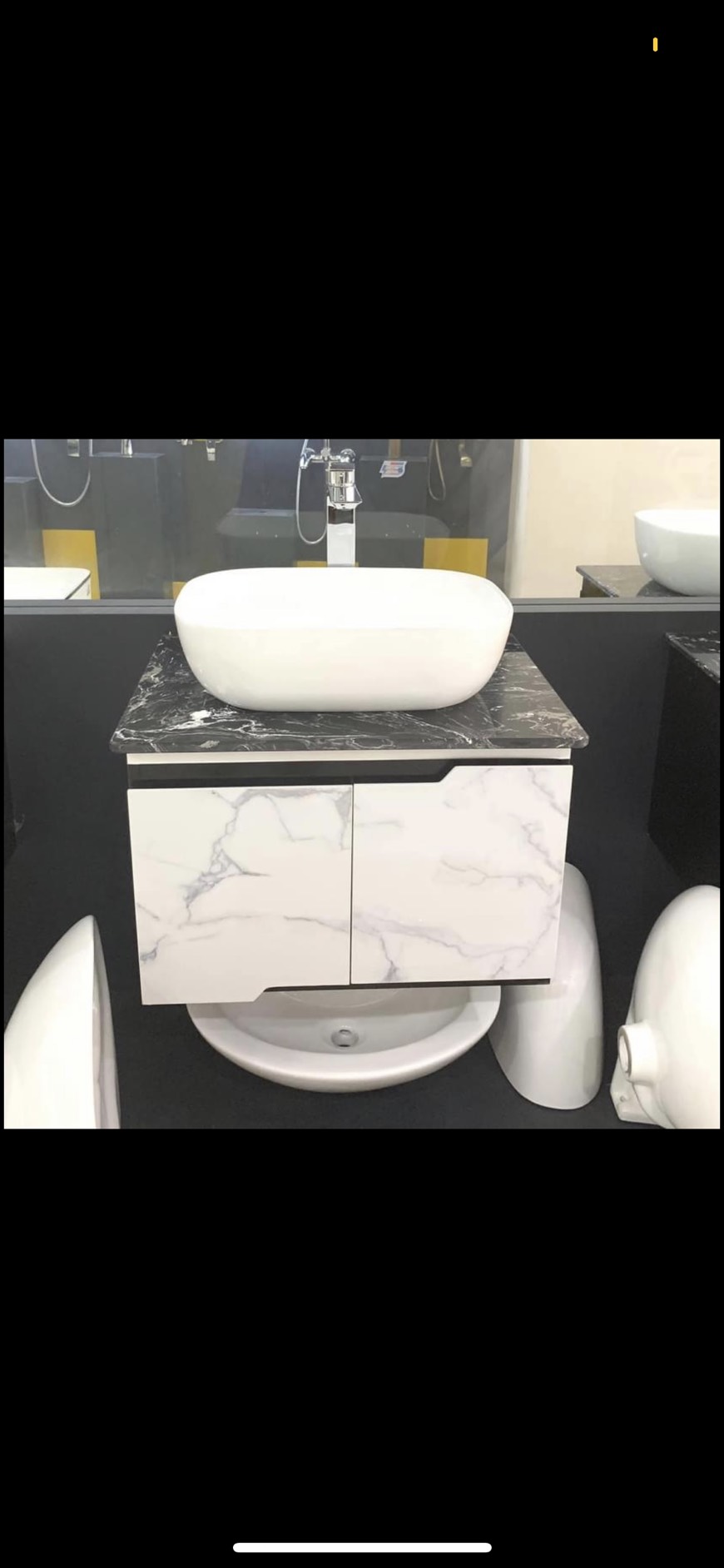 Tủ lavabo nhựa pvc cao cấp size 60x45