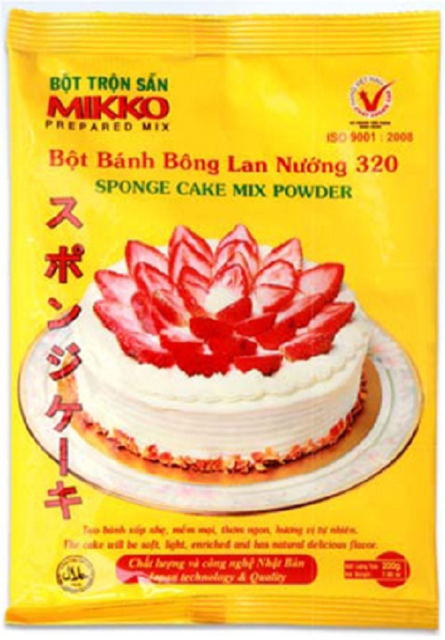 MIKKO - Bột bánh bông lan nướng 320