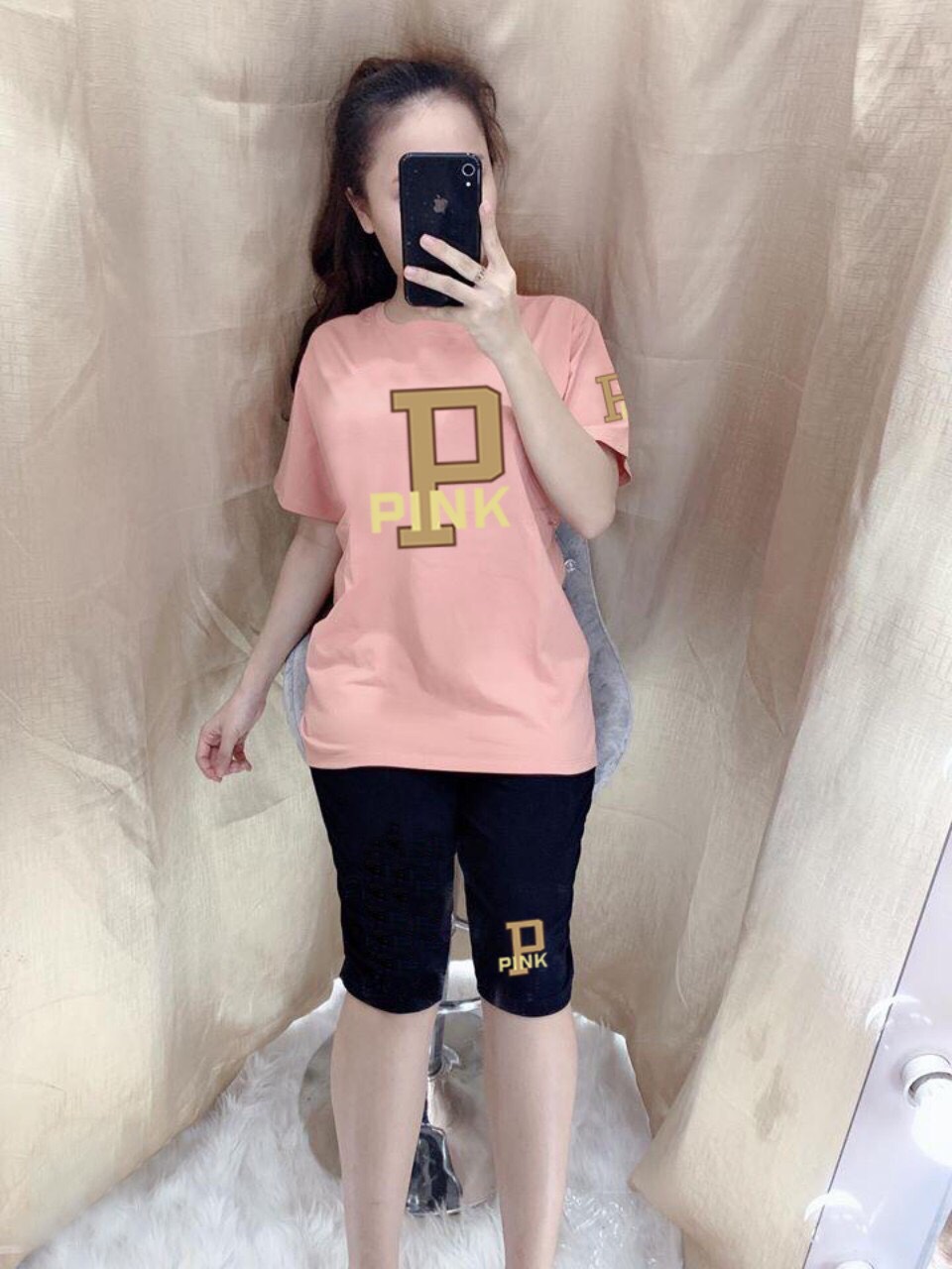Đồ bộ lửng mặc nhà thun cotton co giãn 4 chiều / có size 70KG PK