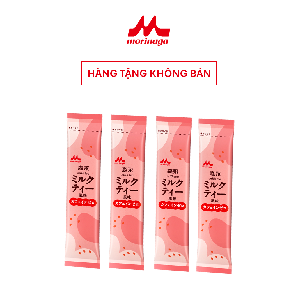 [Gift - Hàng tặng không bán] Sữa bầu Morinaga E-Okasan - Hương trà sữa 200g - 4 thanh