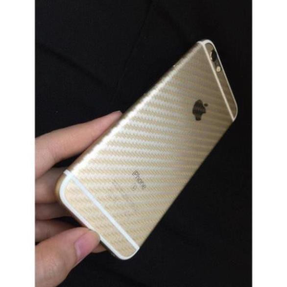 Miếng dán carbon ip 5 5s 6 6s 6plus 6splus 7 7plus 8 8plus cacbon