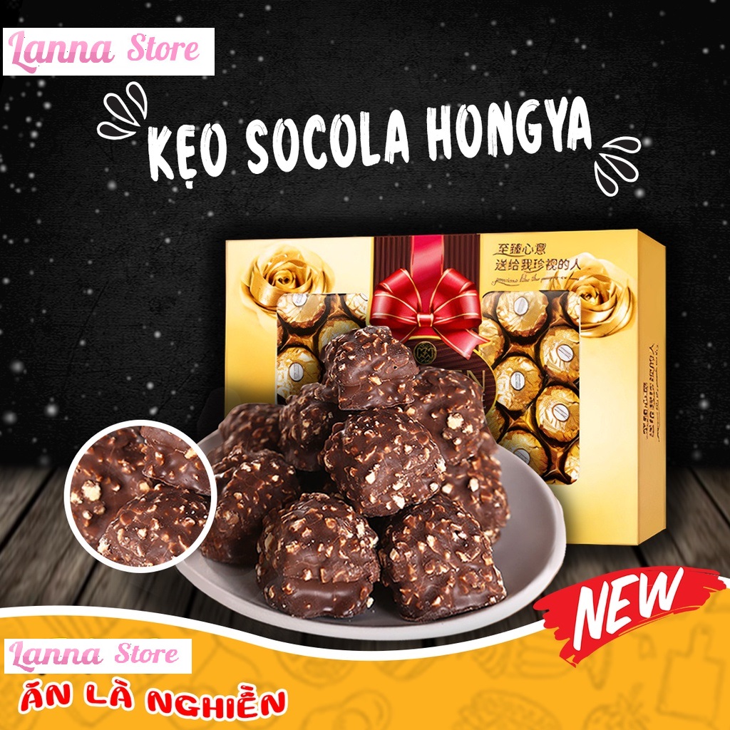 Kẹo Socola HONGYA Golden Chocolate Cao Cấp, Kẹo Chocolate Đài Loan