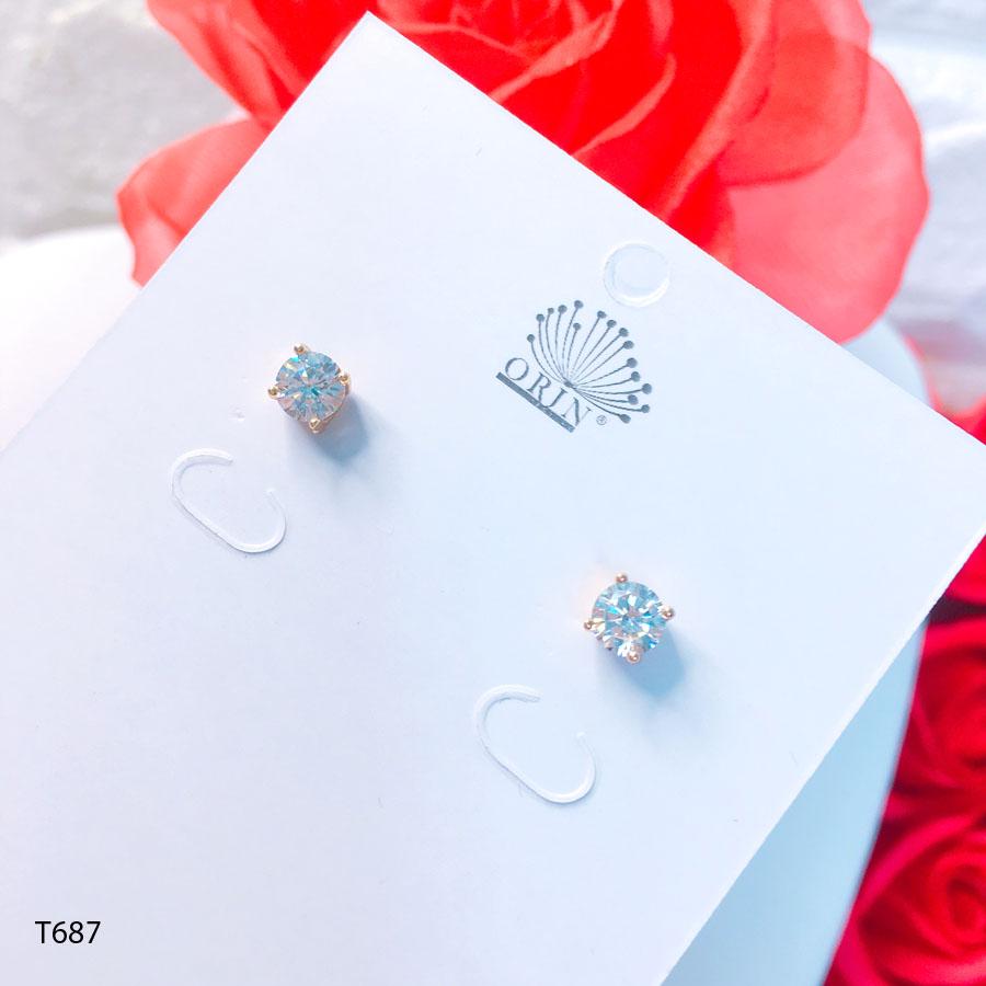 Bông tai nữ, khuyên tai nụ thời thượng Orin T687