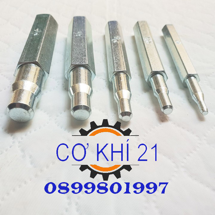Bộ 5 Nong, loe, Nối Ống Đồng 10 Kích Cỡ Bộ Nong, Nối Ống Đồng Bộ