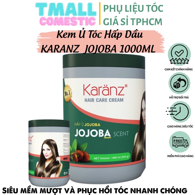 Kem ủ tóc hấp dầu tinh chất jojoba karanz 1000ml
