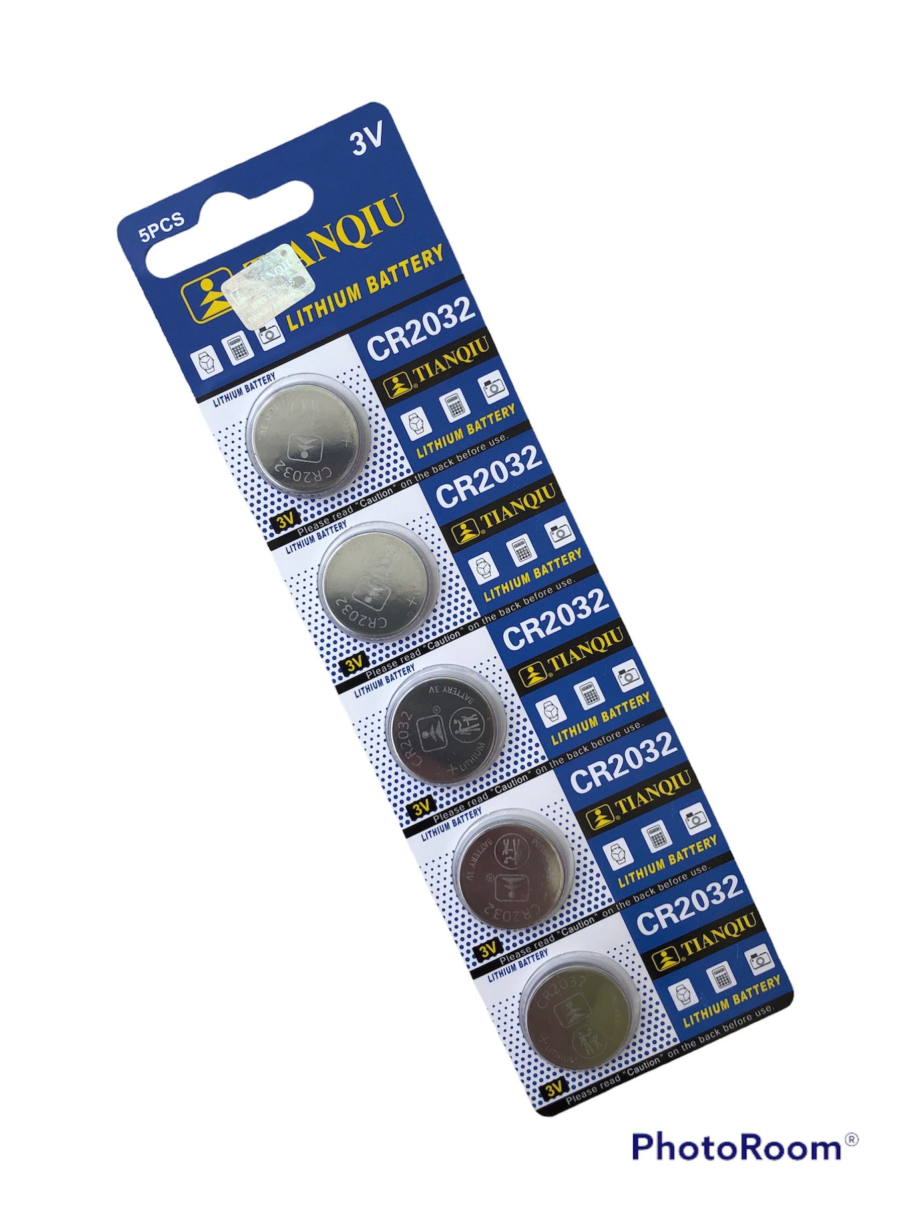 Vỉ 5 viên pin lithium battery cr2032 2032hk 2032 – pin cmos