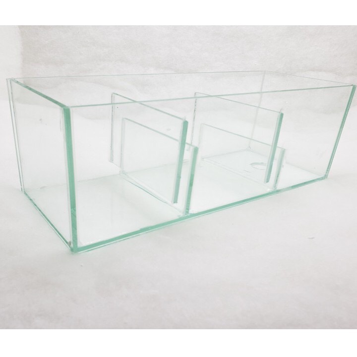lọc bể cá 3 ngăn kính 4li  30x12x12cm