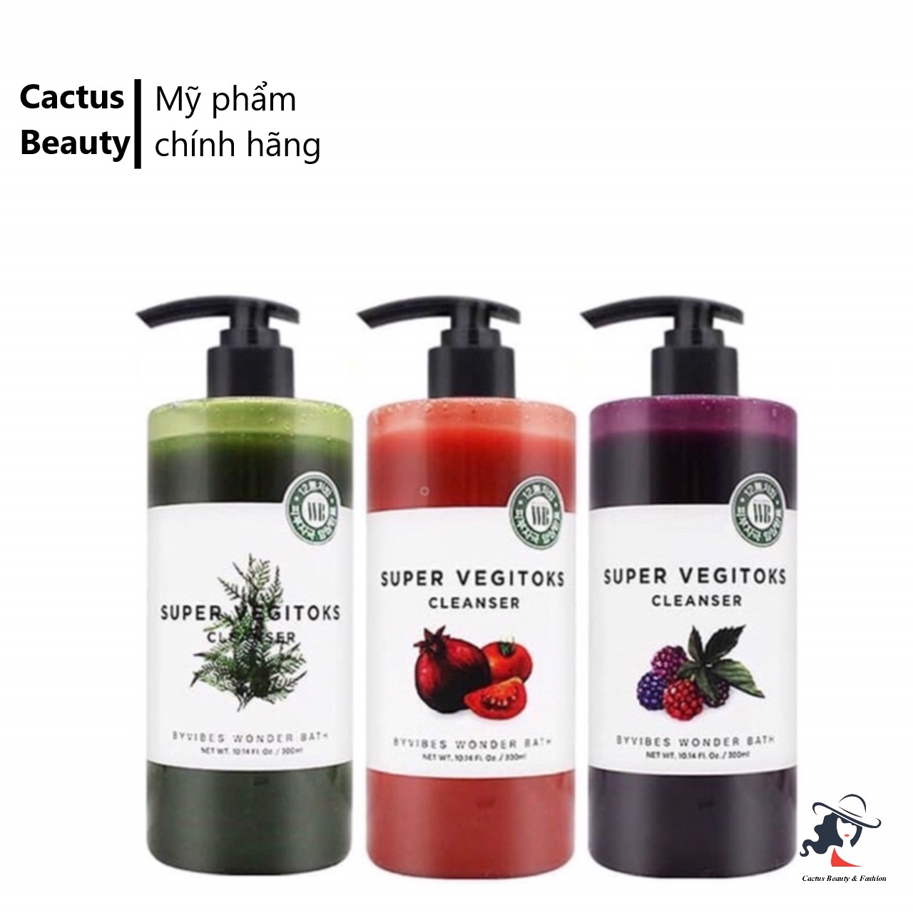 Sữa rửa mặt rau củ thải độc cho da super vegitoks 300ml