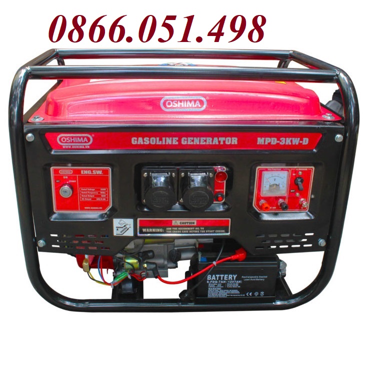 Máy Phát Điện Chạy Xăng 3kw Oshima Đề