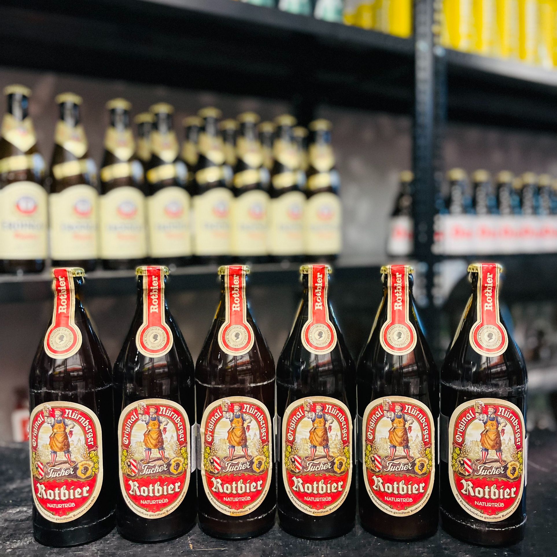 Bia Đức Tucher Original Nürnberger Rotbier Naturtrüb chai 500ml