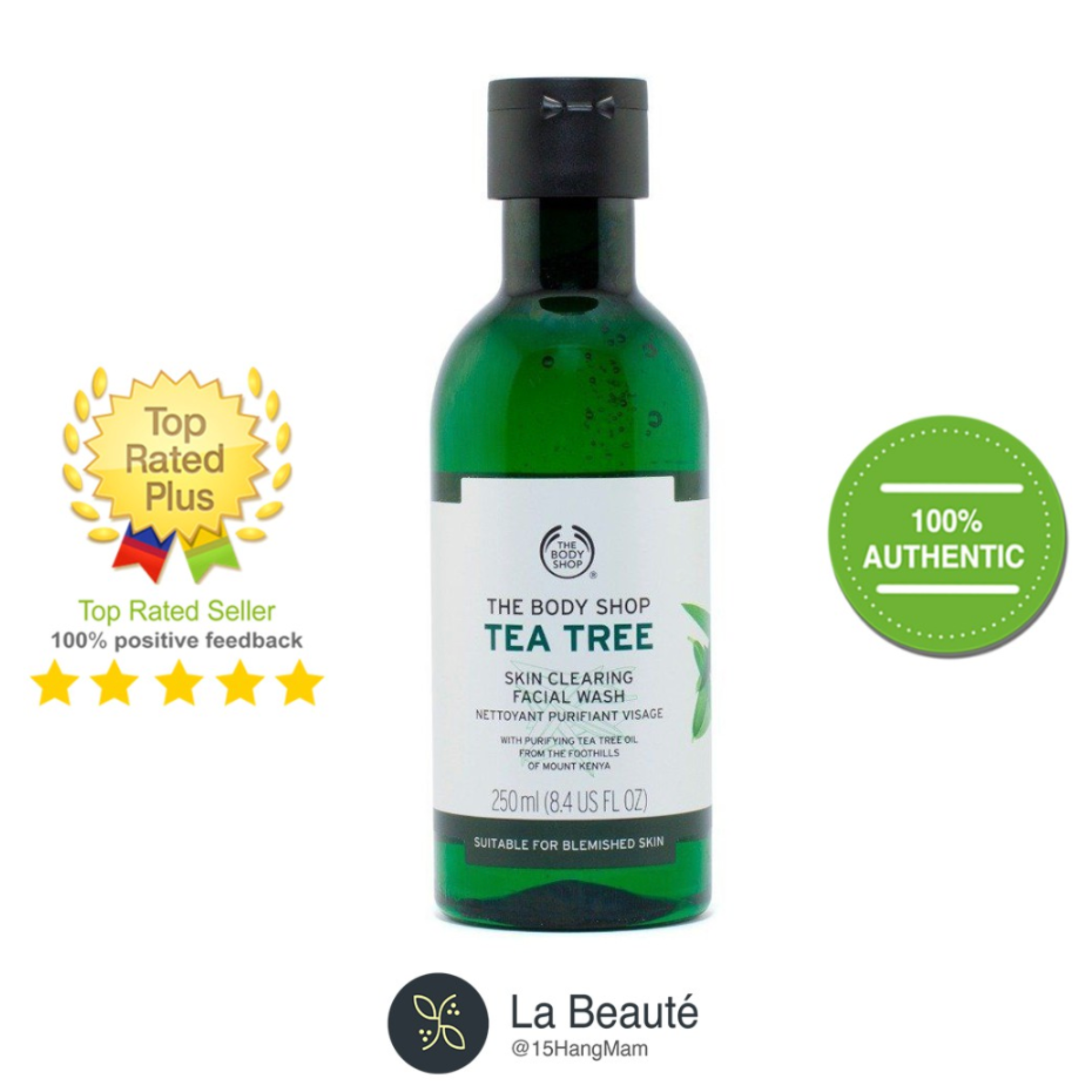 The Body Shop Tea Tree Skin Clearing Facial Wash - Sữa Rửa Mặt Cho Da Mụn 250ml