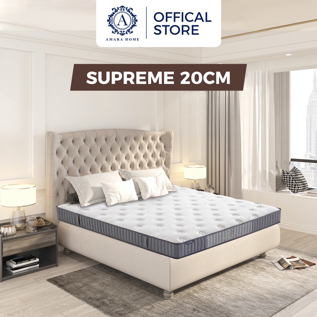 Nệm lò xo túi AMARA SUPERME 20CM - DÒNG NỆM KINH TẾ
