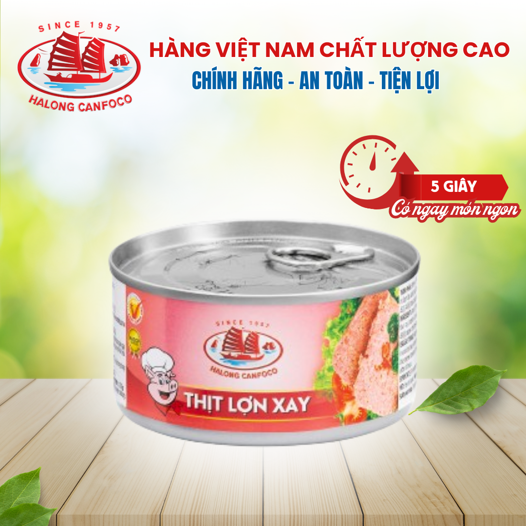 Thịt Lợn Xay 170G - Đồ Hộp Hạ Long