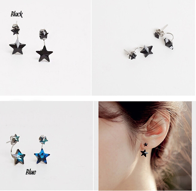 Bông tai sát tai hình ngôi sao dễ thương