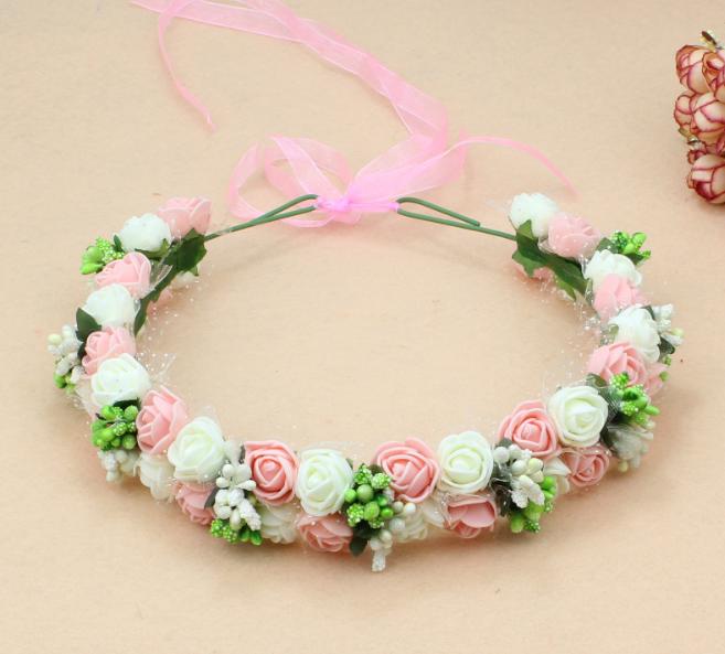 Vòng hoa đội đầu vòng hoa cô dâu vòng hoa chụp hình vòng hoa kỷ yếu vòng hoa cho bé vòng hoa
