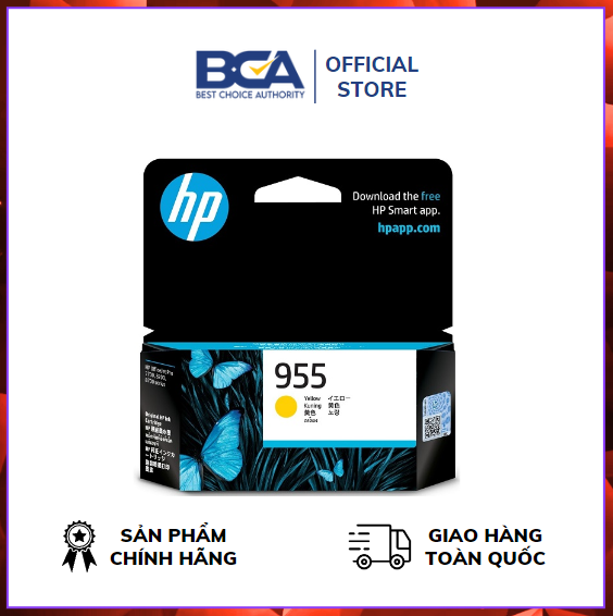 Mực in hp 955 yellow original ink cartridge