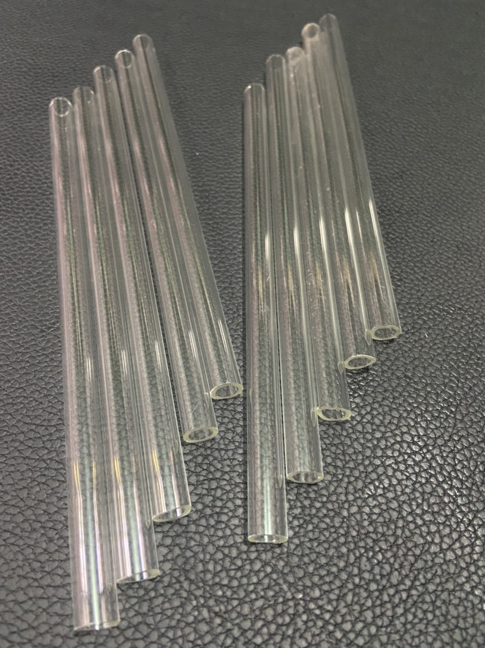 50 cái ống thủy tinh phi 10, dài 20cm. ống thủy tinh thô chưa bo tròn đầu, ống phi 10 #thuytinhdiy