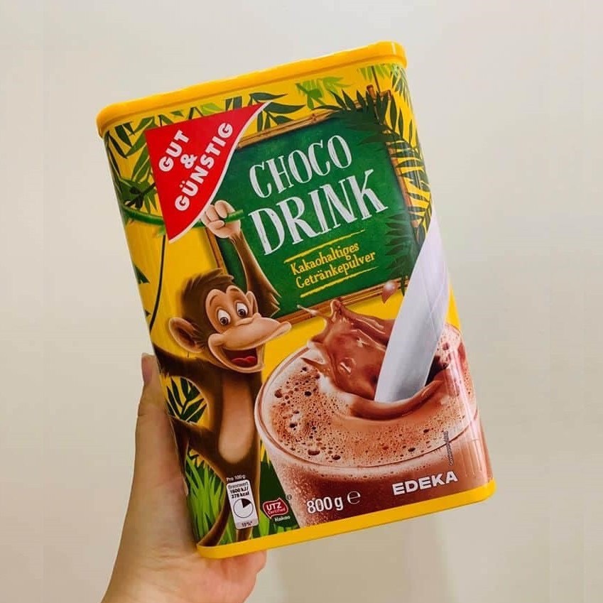 Bột cacao Choco drink Đức 125k/ hộp 800g