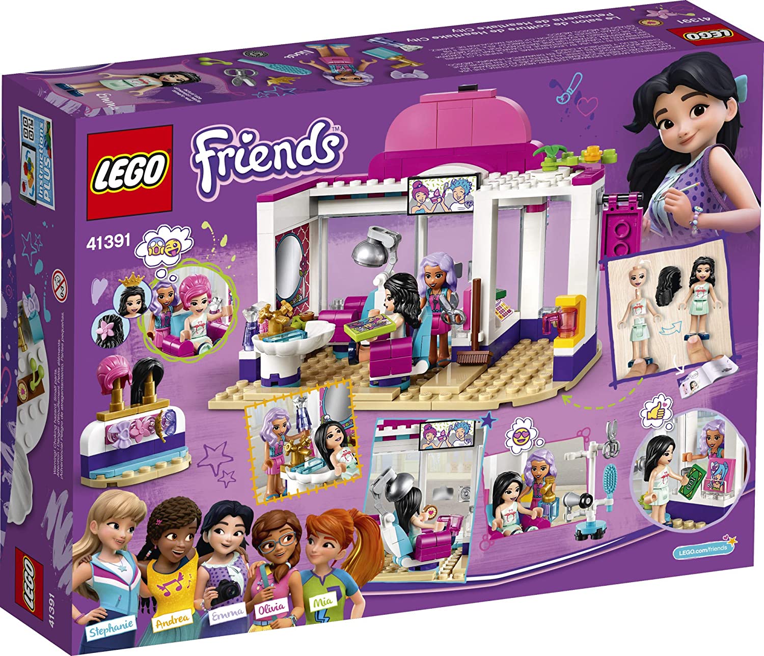 Đồ chơi LEGO FRIENDS - Cửa Tiệm Làm Tóc Heartlake - Mã SP 41391 