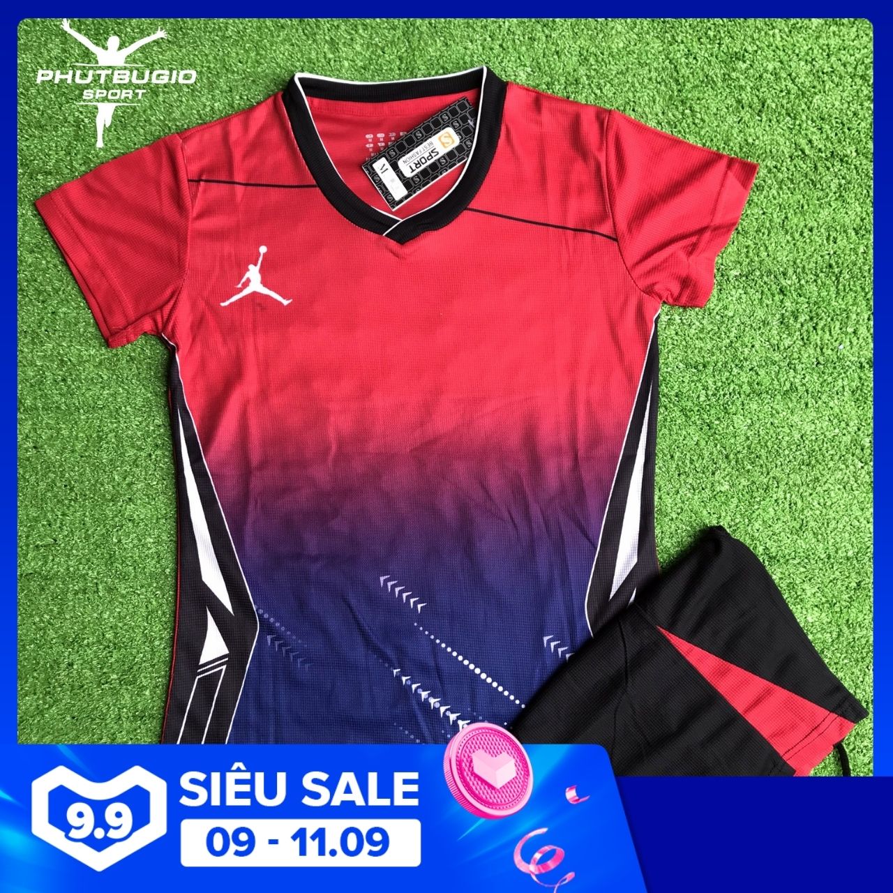 [ẢNH THẬT] Bộ quần áo thể thao bóng chuyền KHÔNG LOGO CHO NỮ / Áo bóng chuyền mới nhất chất liệu DỆT KIM CAO CẤP - Quần áo bóng chuyền / Phút Bù Giờ Sports