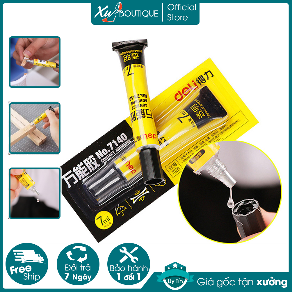 Keo Dán Giày Dép, Túi Xách, Ví Da Deli, Keo Dán Đồ Da Siêu Chắc