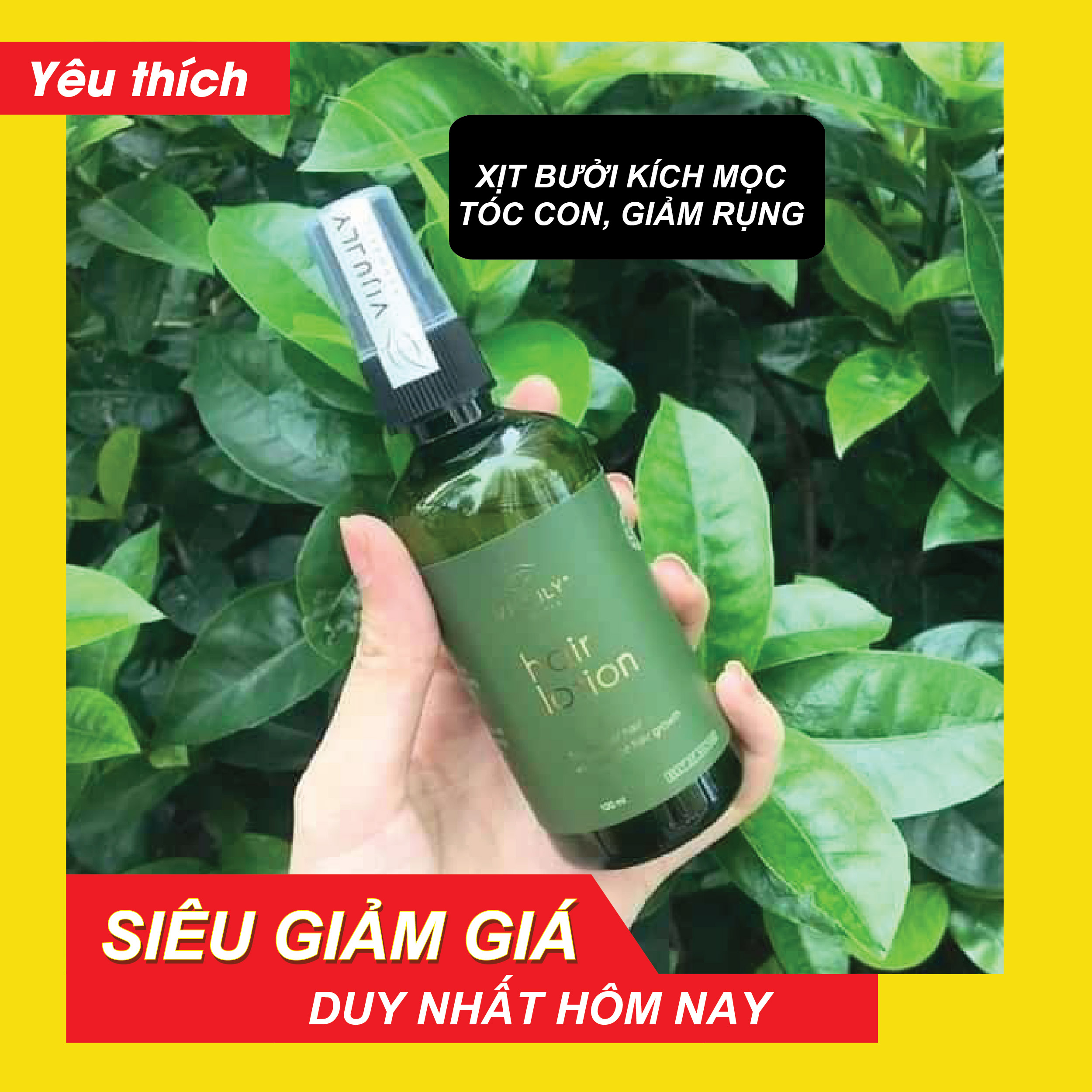 Tinh Dầu Bưởi Xịt Tóc Vi Jully giúp tóc giảm gãy rụng, kích tóc mọc nhanh hiệu quả 2 - 3 tuần