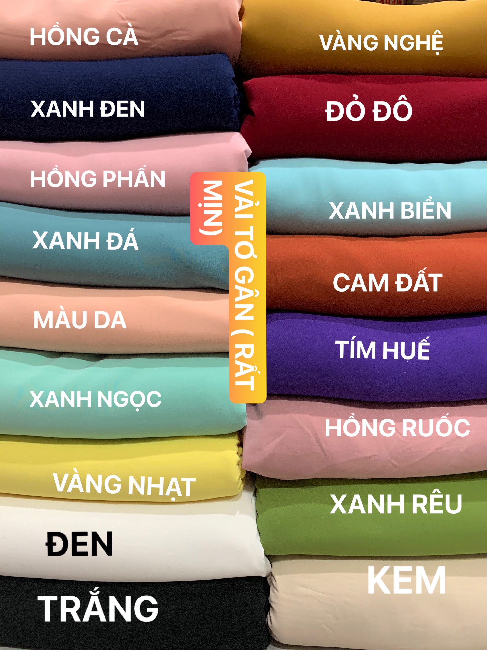 VẢI TƠ GÂN( TƠ NHUNG) MAY ÁO DÀI-DÒNG VẢI TRUNG CẤP