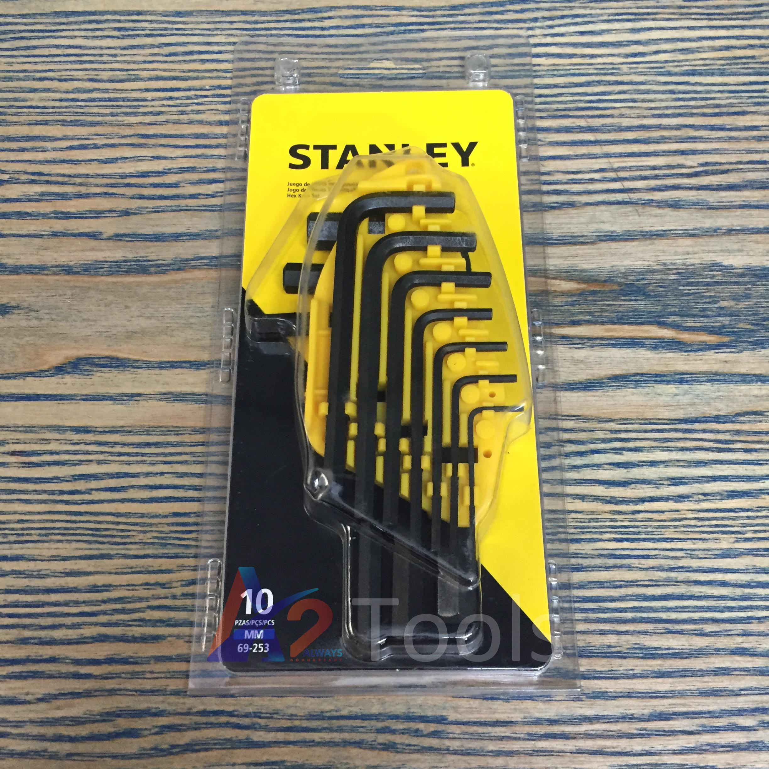 1.5-10mm bộ lục giác đầu bằng hệ mét stanley 69-253