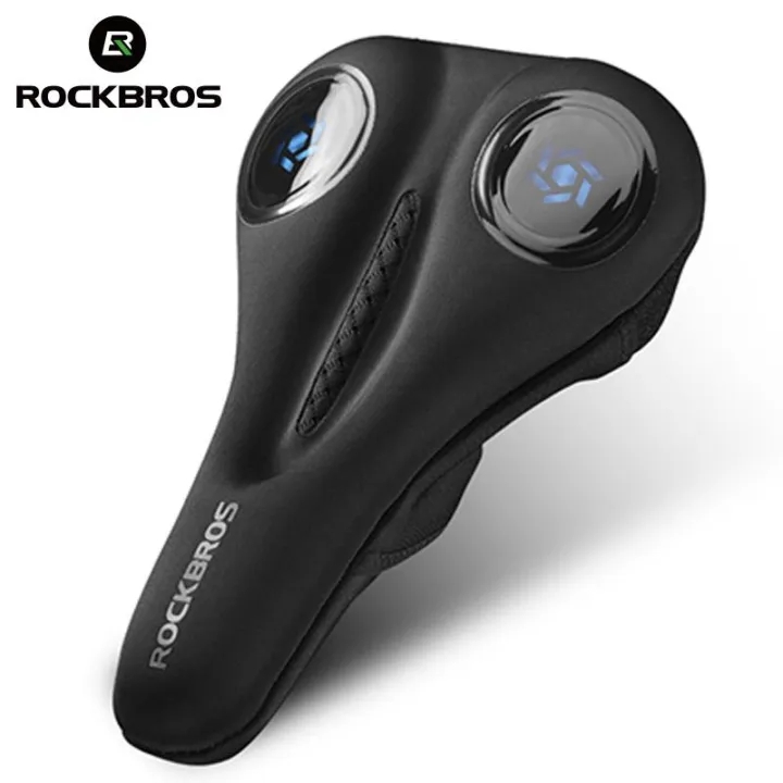 ROCKBROS Bọc Yên Xe Đạp Gel Silicone Lỏng MTB Đường Bọc Yên Xe Đạp Rỗng Thoáng Khí Chống Trượt Làm Dày Phụ Kiện Ghế Đi Xe Đạp