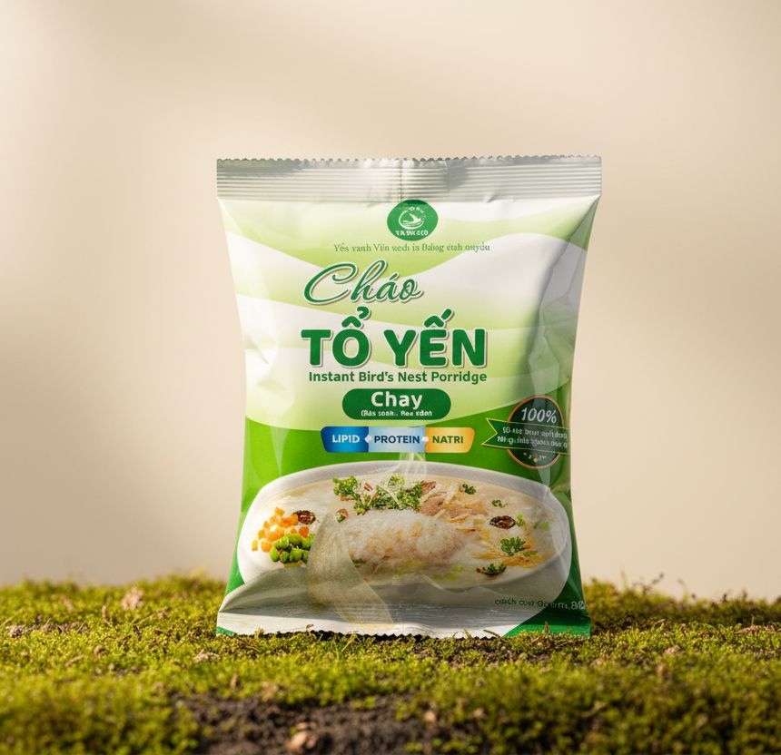 Yến Đảo - Gói Cháo Yến Chay Chất Lượng Giàu Dinh Dưỡng Ăn Liền Tiện Lợi Cho Mọi Người