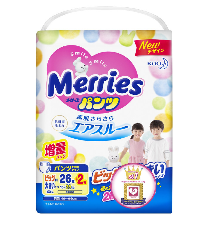 BỈM - TÃ DÁN/QUẦN MERRIES CỘNG