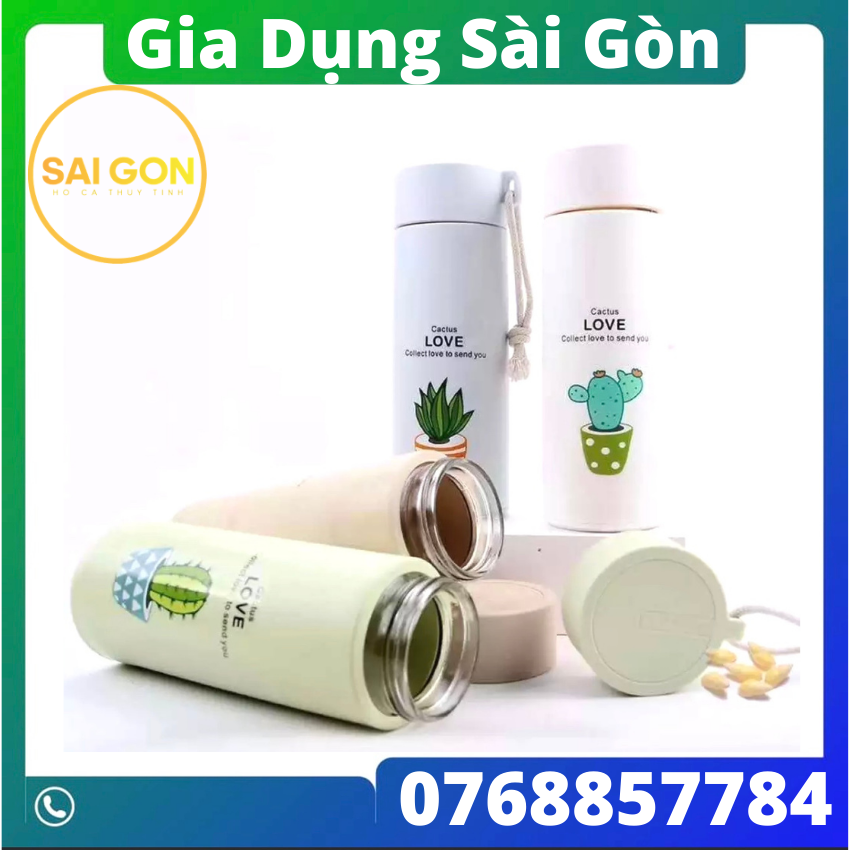 Bình nước giữ nhiệt castus love xr-07