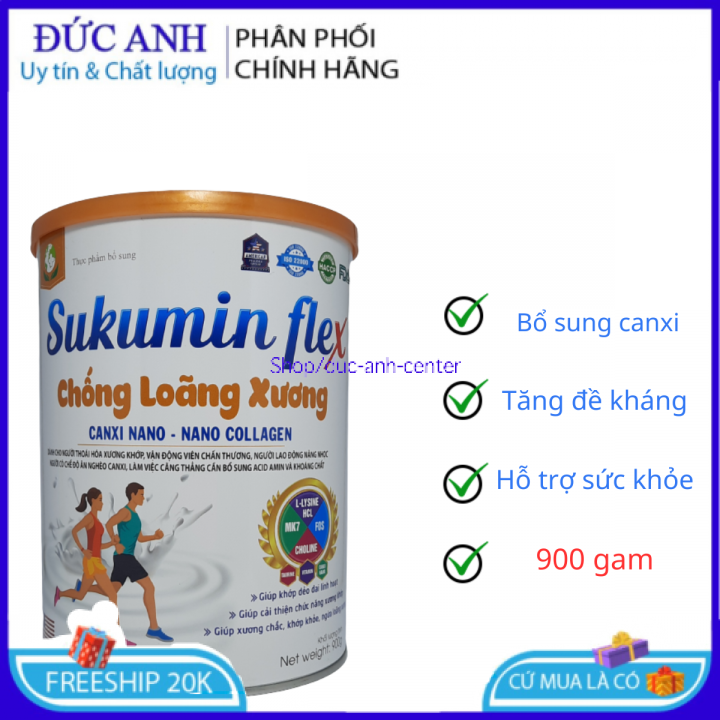 Sữa bột Sukumin Flex- Giúp Khớp Dẻo Dai, Linh Hoạt,Xương Răng Chắc Khỏe