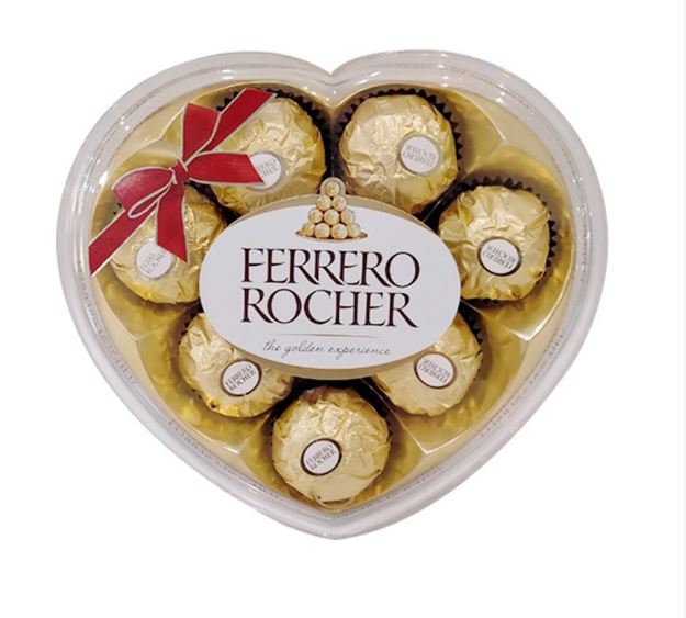 Socola Ferrero Rocher hộp 8 viên trái tim