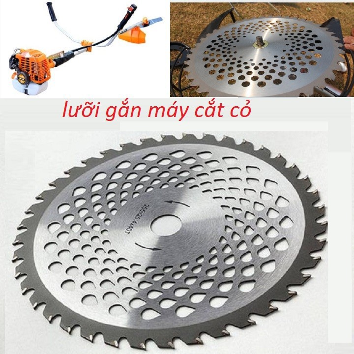 Lưỡi cắt cỏ thép cao cấp 40 răng gắn máy cắt cỏ