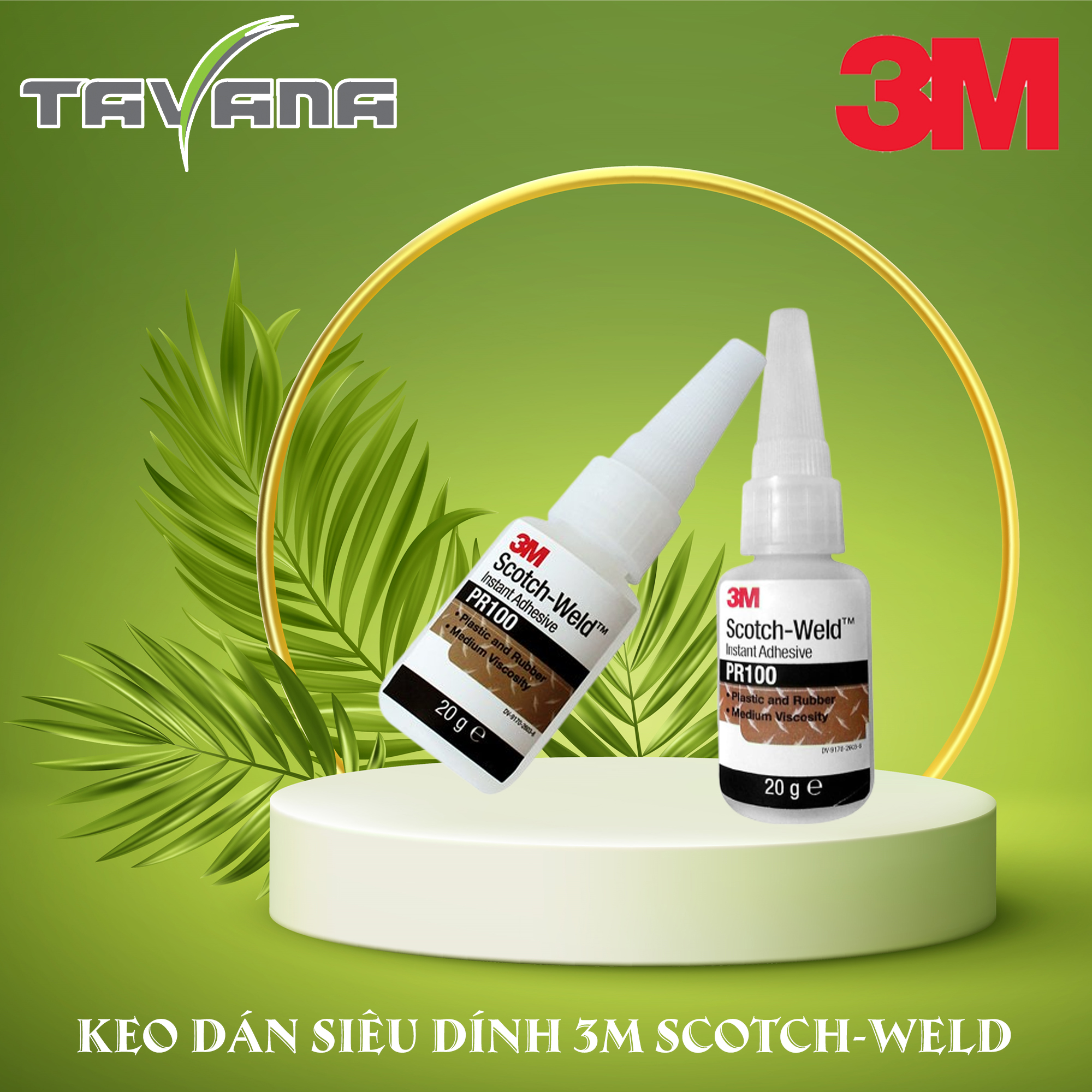 Keo dán siêu dính 3m pr100 - scotch-weld plastic & rubber instant adhesive pr100