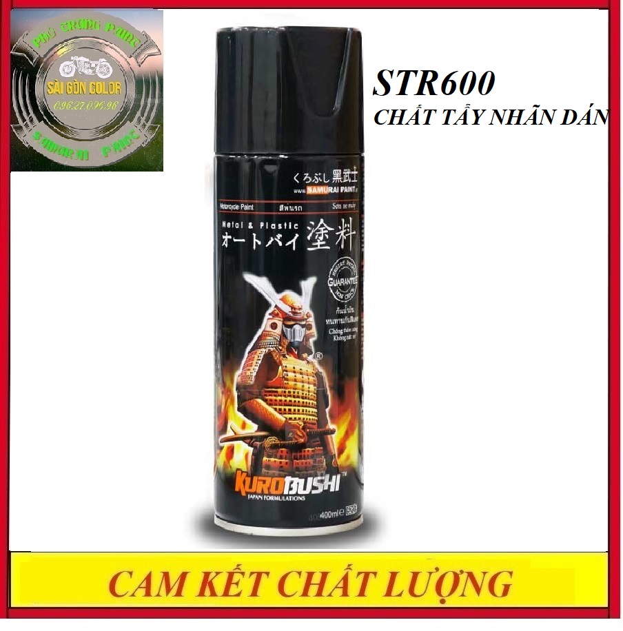 Chất tẩy nhãn samurai str600
