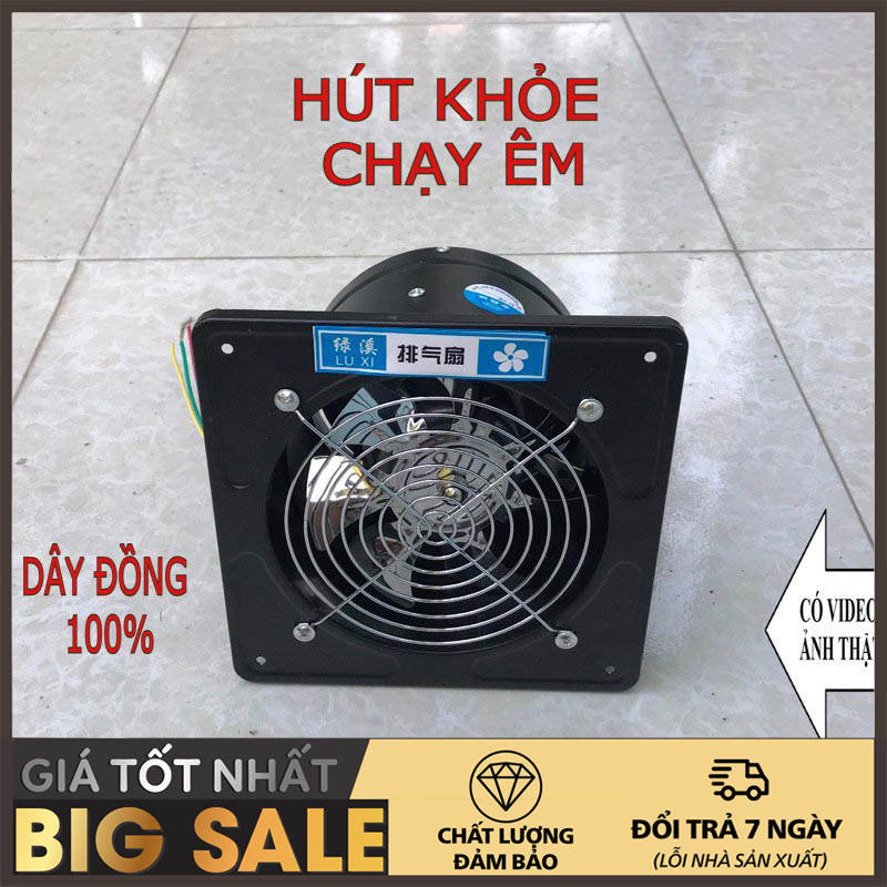 Quạt thông gió hút mùi thông gió nhà bếp nhà vệ sinh - quạt thông hút gió luxi 195, 255, 305 - quạt hút thông gió luxi cực tốt 2021