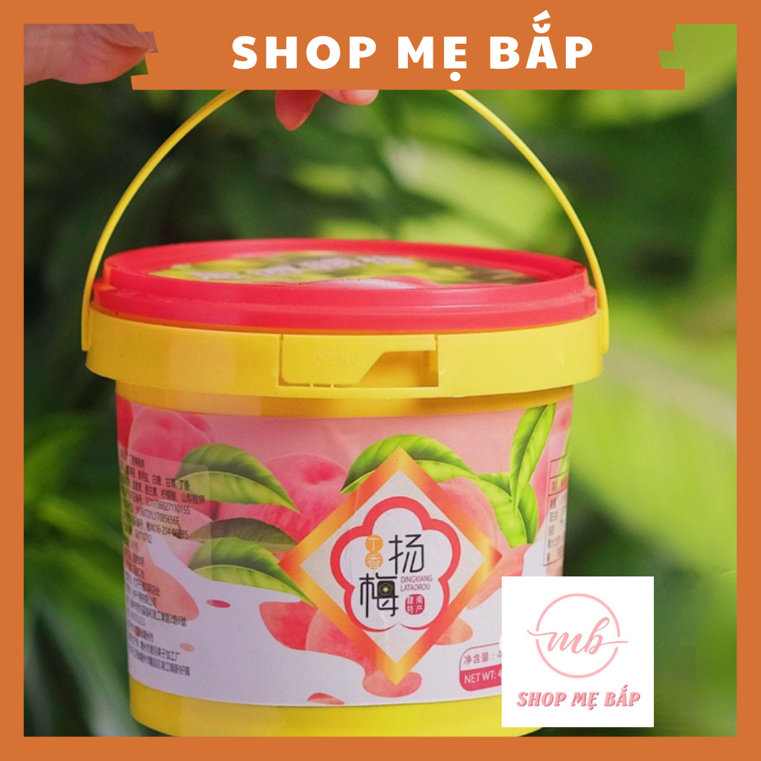 Ô mai đào chua cay xô 408gram - xí muội chua ngọt - nội địa trung
