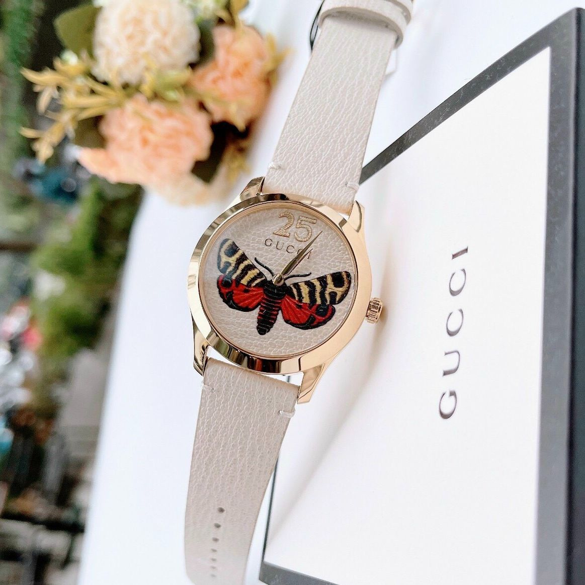 Đồng hồ nữ dây da GUCl size 38mm fullbox,Đồng hồ nữ chống nước,Đồng hồ nữ sang trọng